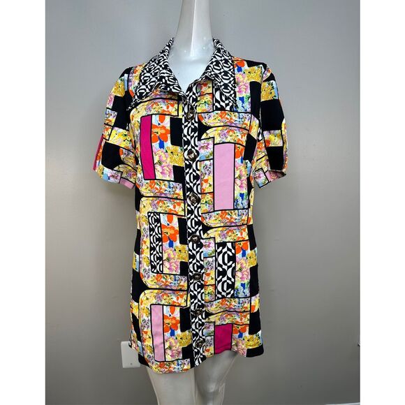 CAMILLA Signora Milano Button Front Mini Dress Size S $649 - Picture 6 of 12